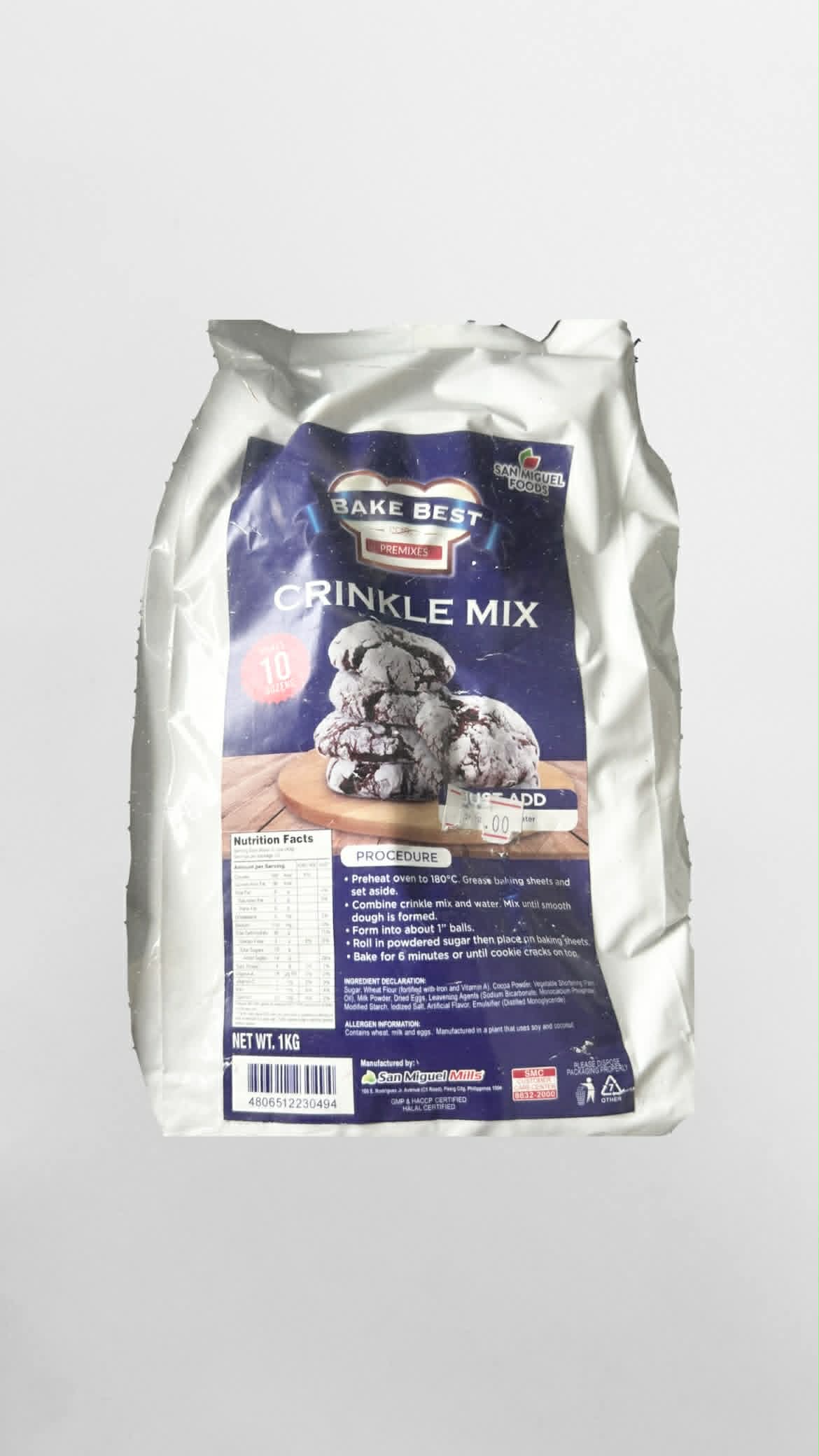 Bake Best Crinkle Mix 1kg