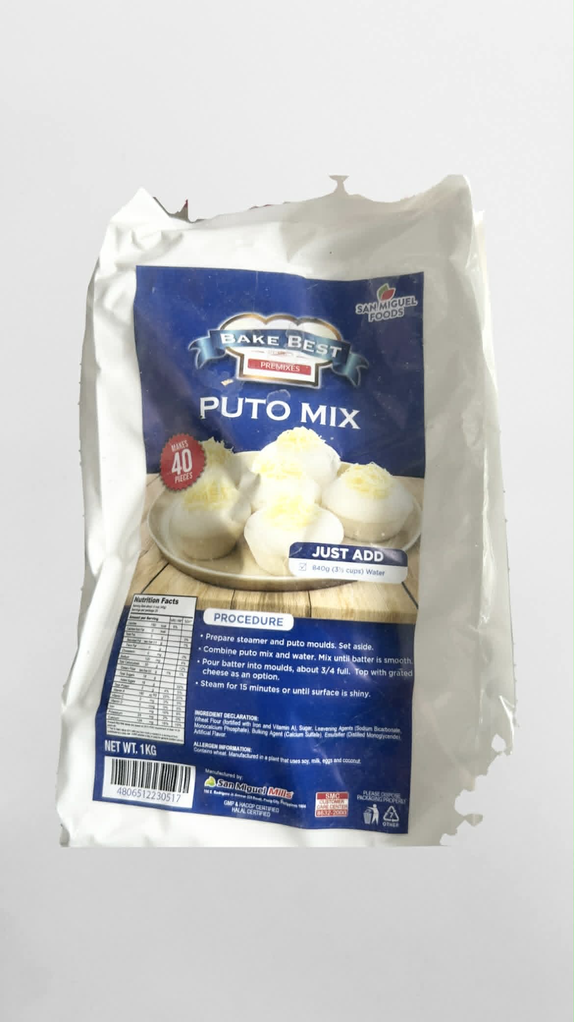 Bake Best Puto Mix 1kg