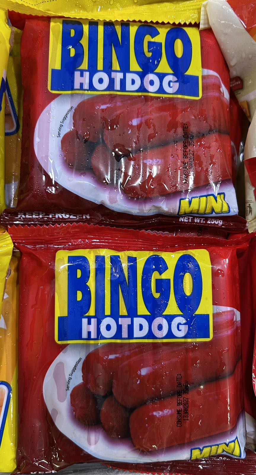 Bingo Hotdog Mini 250g