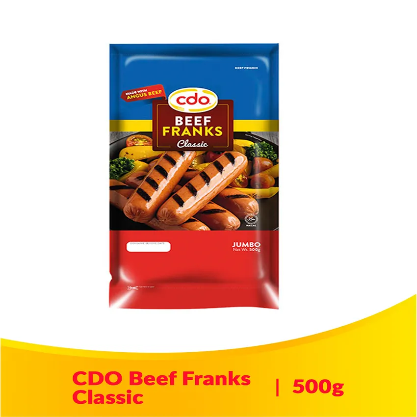 CDO Beef Franks Classic Jumbo 500g