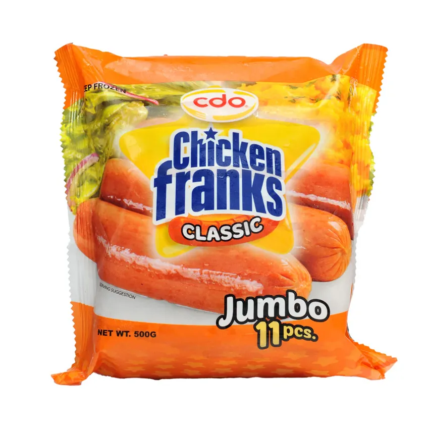 CDO Chicken Franks Classic Jumbo 500g