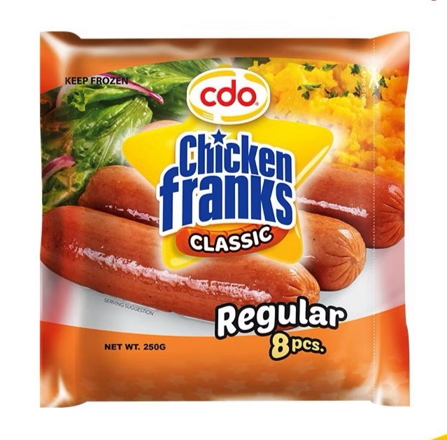 CDO Chicken Franks Classic Regular 250g
