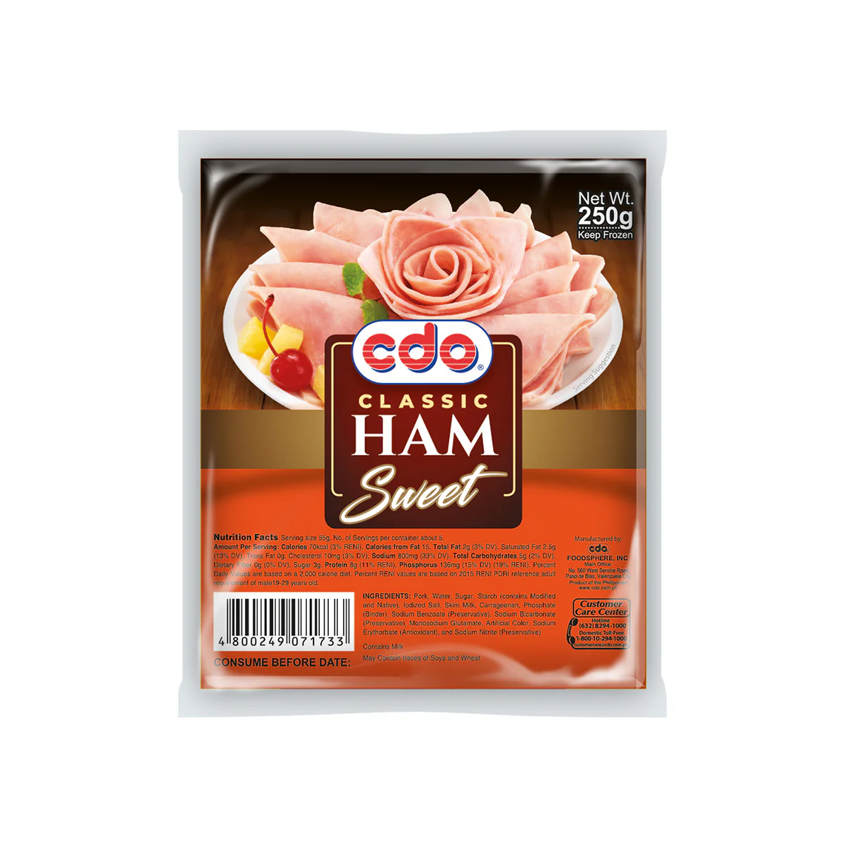 CDO Ham 250g