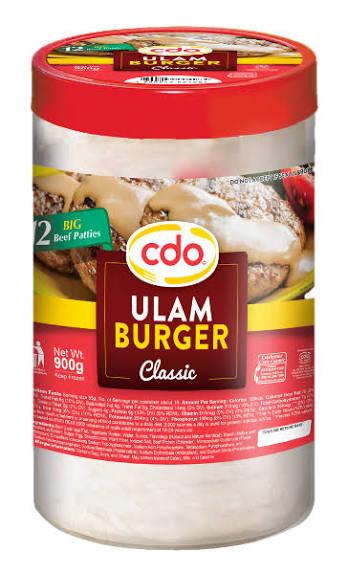 CDO Ulam Burger Can-Afford Pack- Big 900g