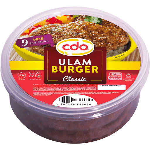 CDO Ulam Burger Mini 225g
