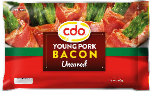 CDO Young Pork Bacon Uncured 400g