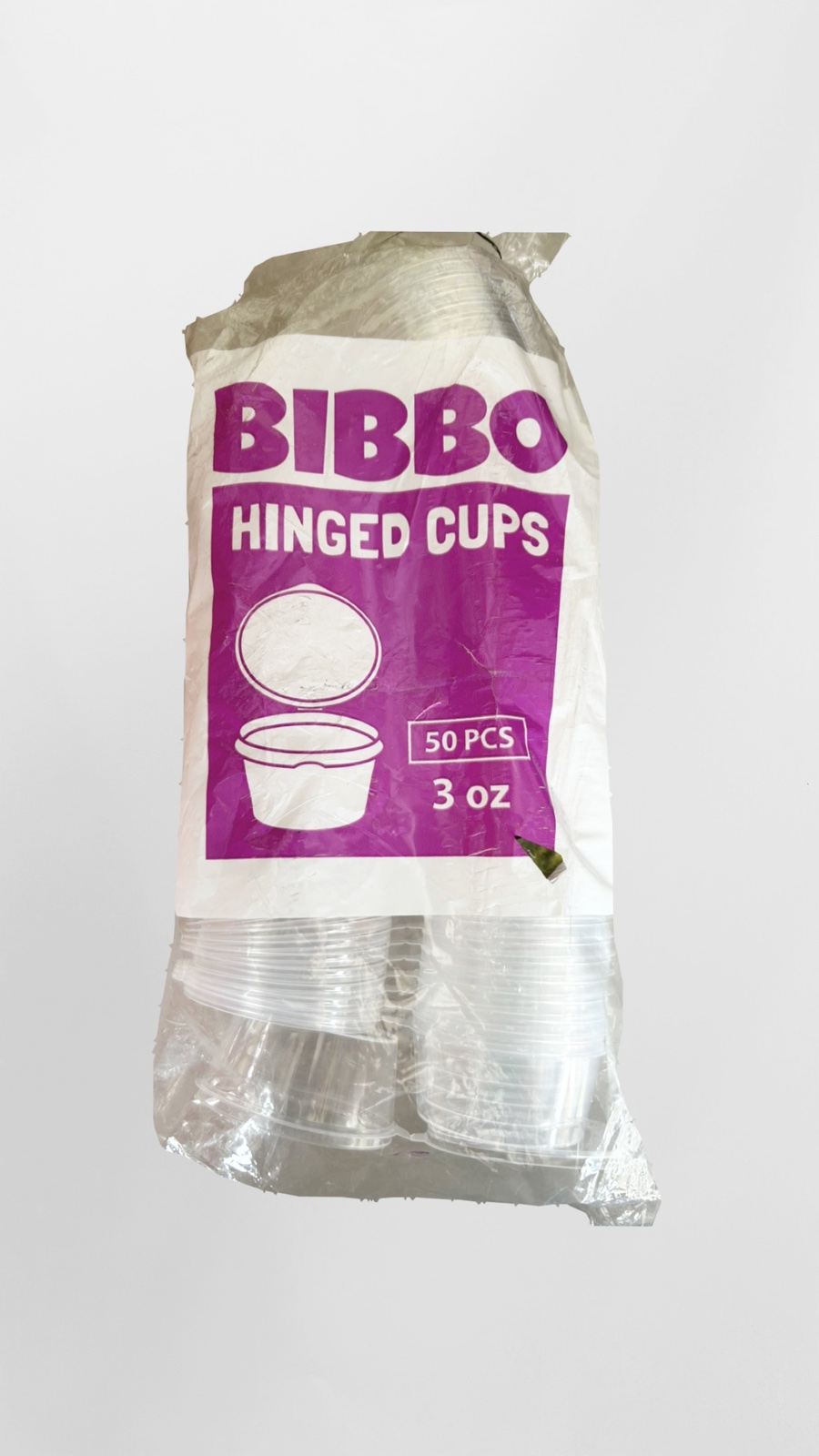 Hinged Cups 3oz 50pcs