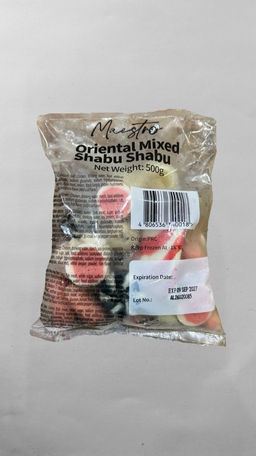 Maestro Shabu Shabu 500g