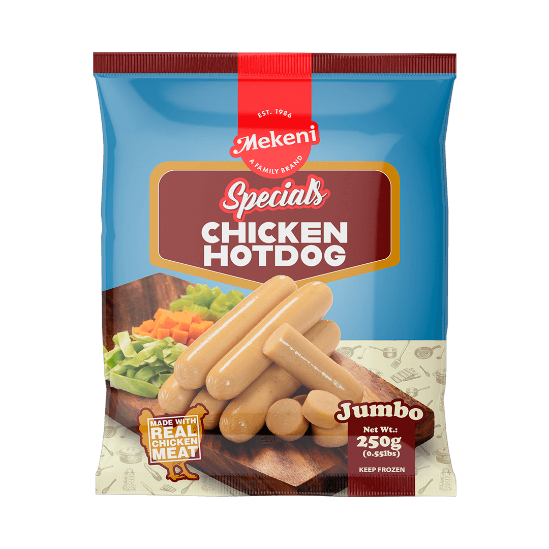 Mekeni Chicken Hotdog Regular 250g