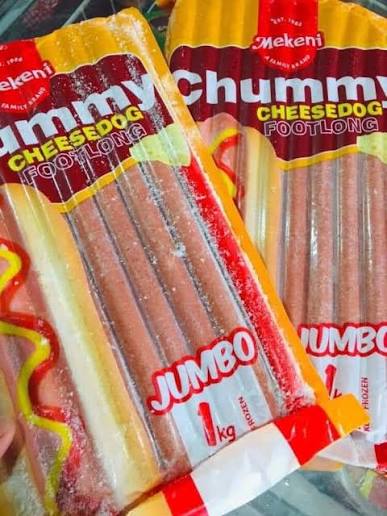 Mekeni Chummy Cheesedog Footlong jumbo 1kg