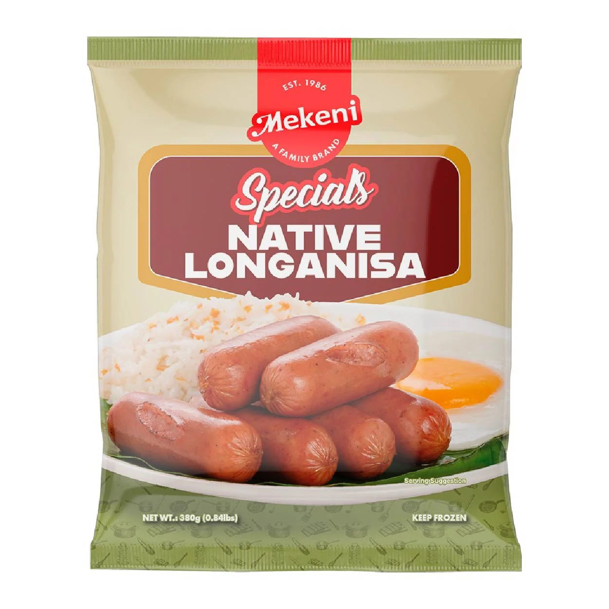 Mekeni Native Longanisa 380g