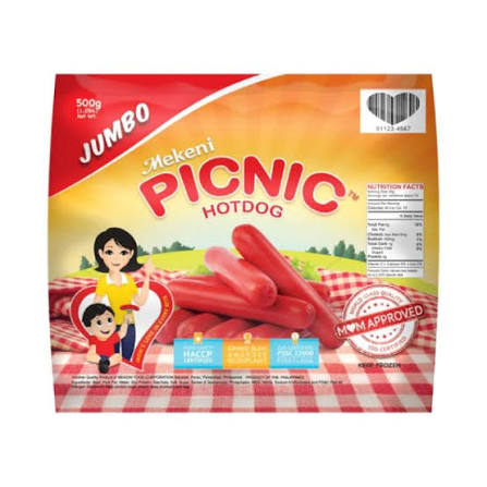 Mekeni Picnic Red Hotdog Jumbo 250g