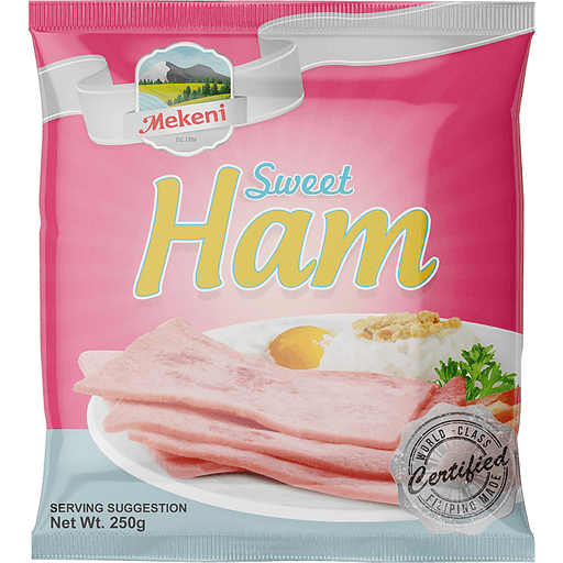 Mekeni Sweet Ham Sliced 250g