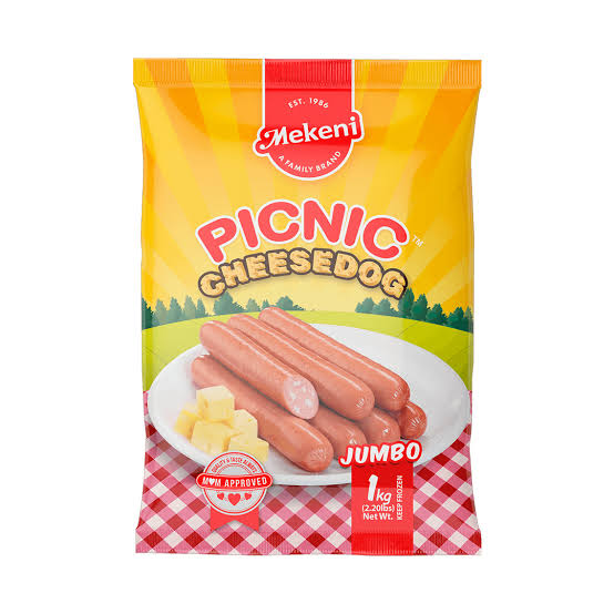 Picnic Cheesedog Regular VP 225g