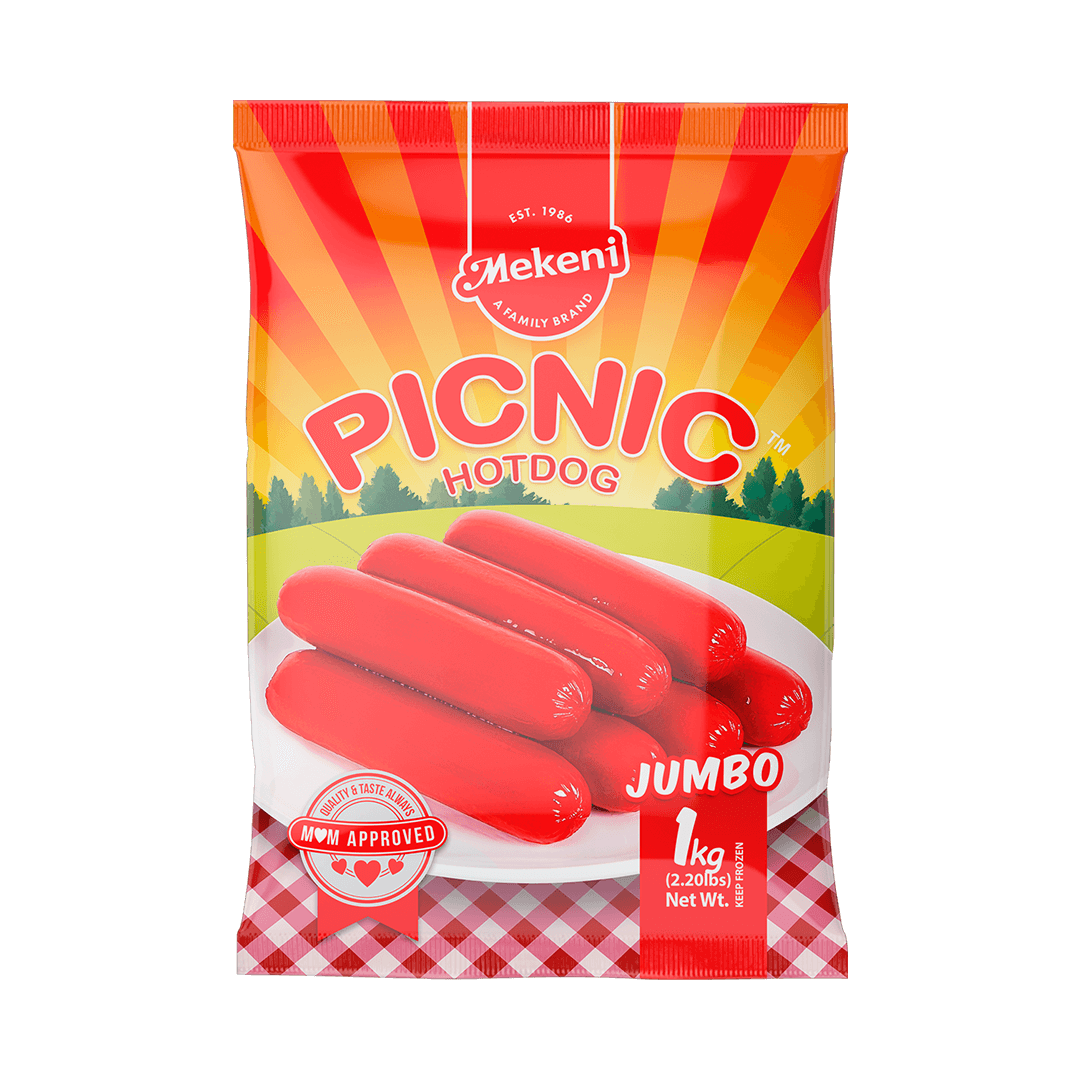Picnic Red Hotdog Jumbo 1kg