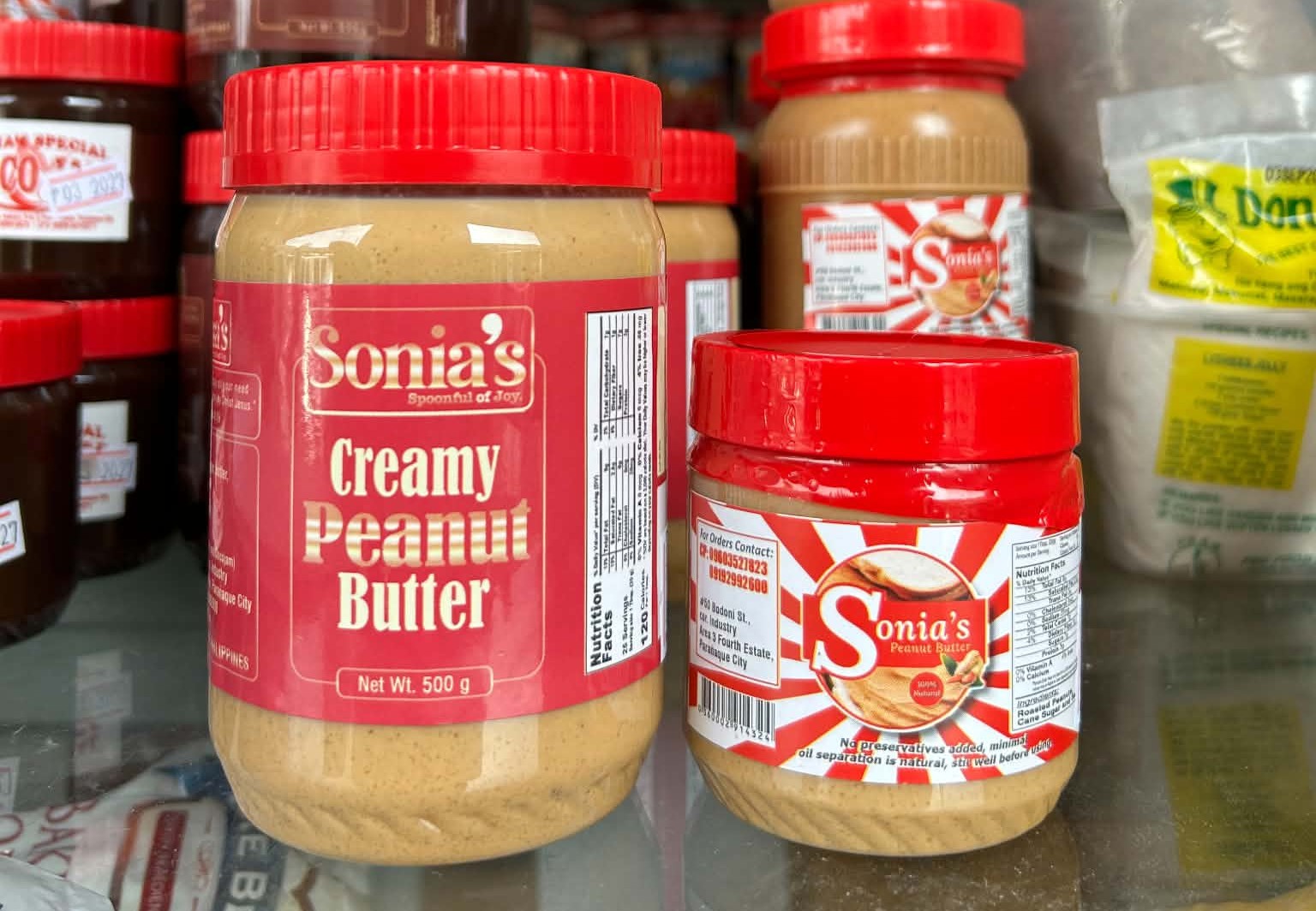 Sonia's Creamy Peanut Butter 500g