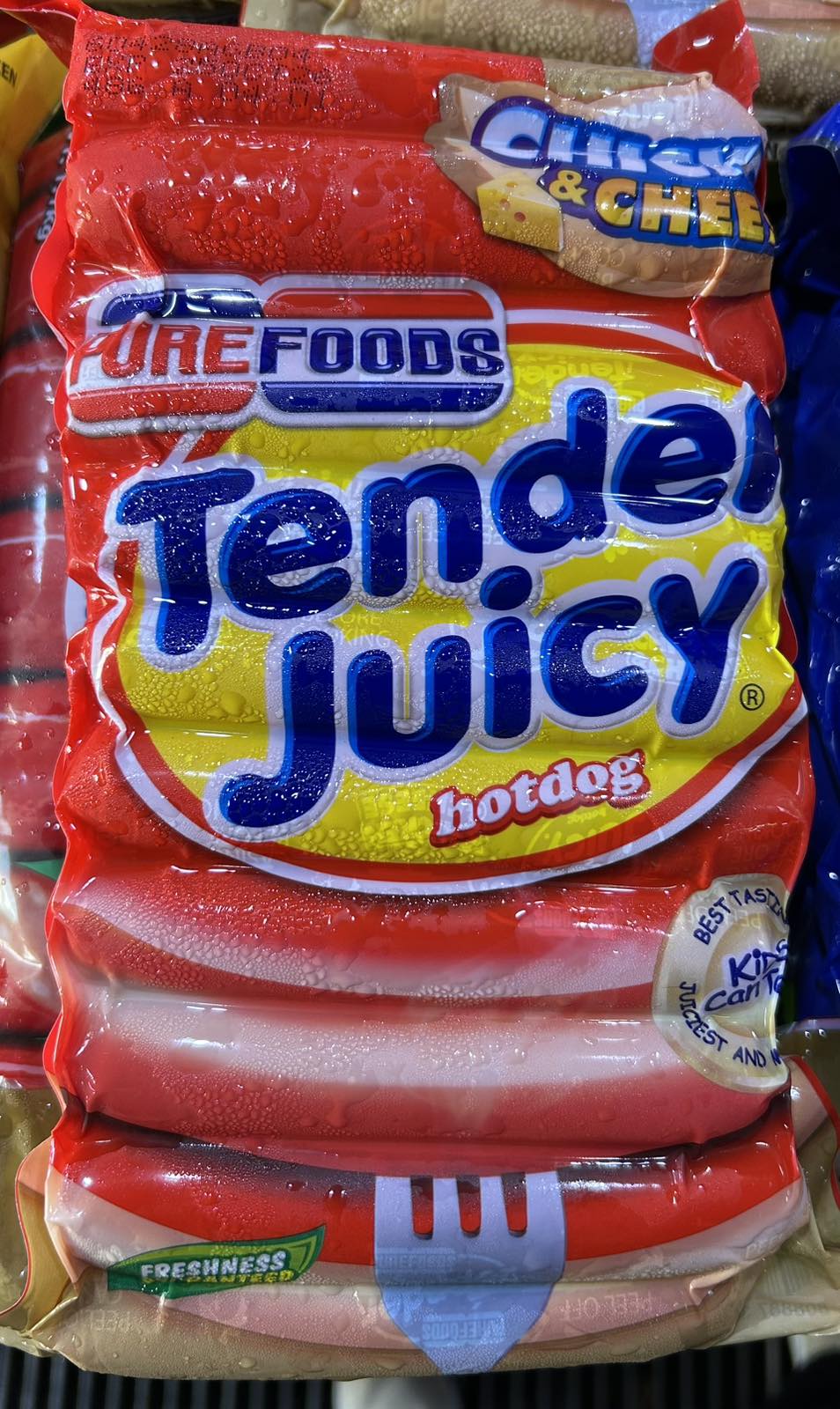 Tender Juicy Hotdog Chicken & Cheese
